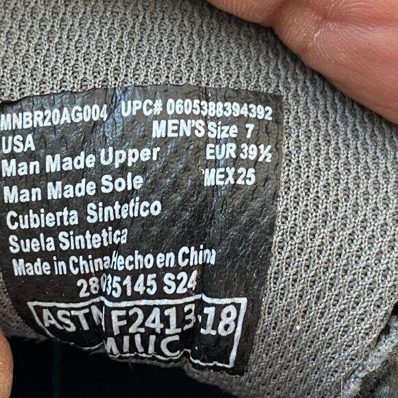 BRAHMA Steel Toe Safety Work Shoes Mens 7 Black Low Top Shoes Workwear - Picture 10 of 12